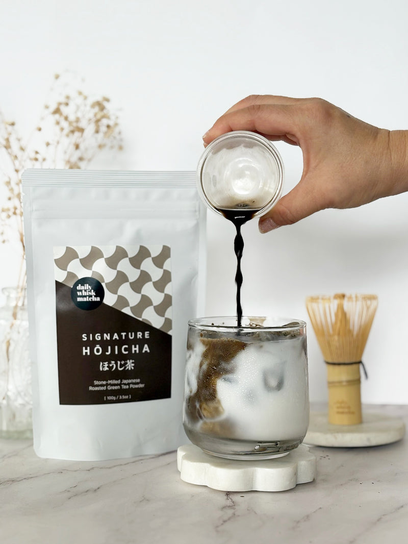DWM Signature Hōjicha Packet – Daily Whisk Matcha