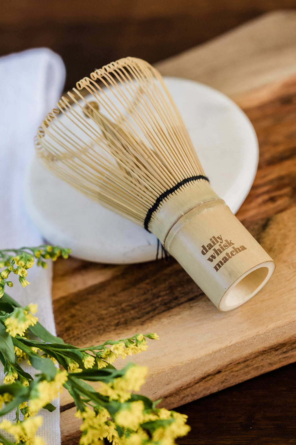 Chasen Matcha Whisk – Leaves and Flowers